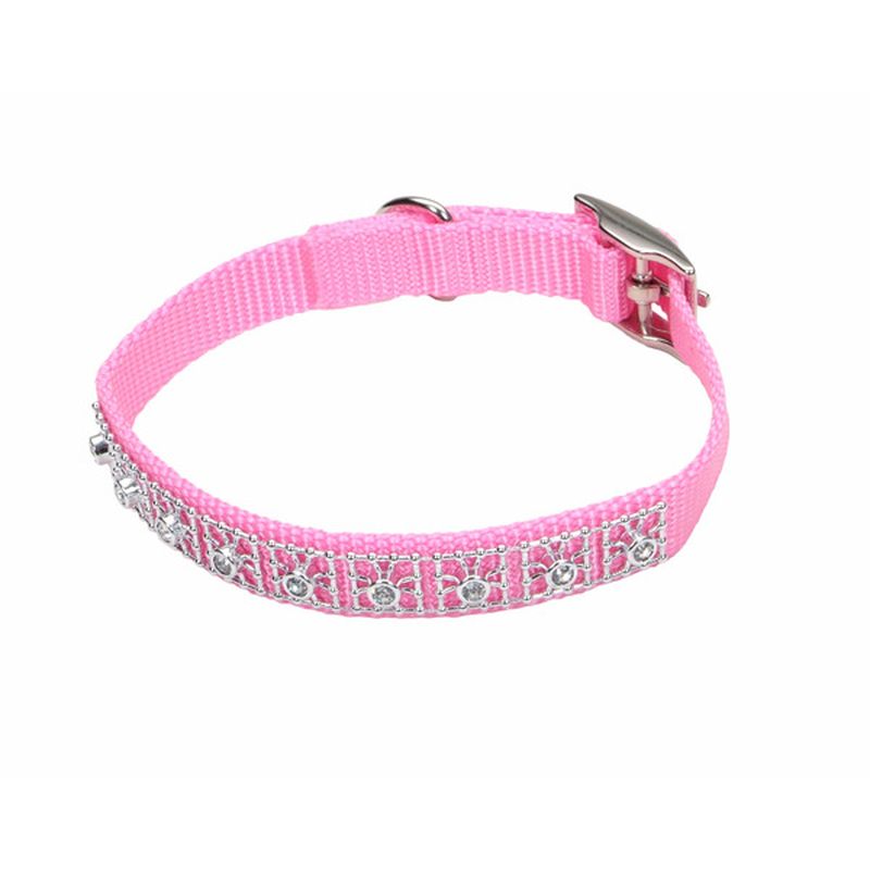 Alliance Pink Jeweled 3/8 X 10 Inch Collar