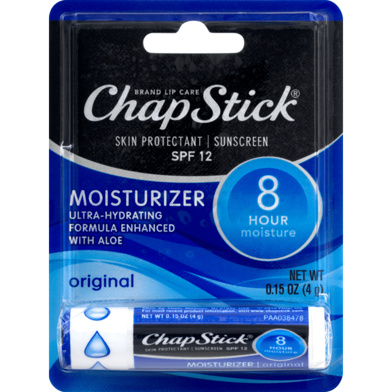 Chapstick Skin Protectant Sunscreen SPF 12 Moisturizer Original (0.15