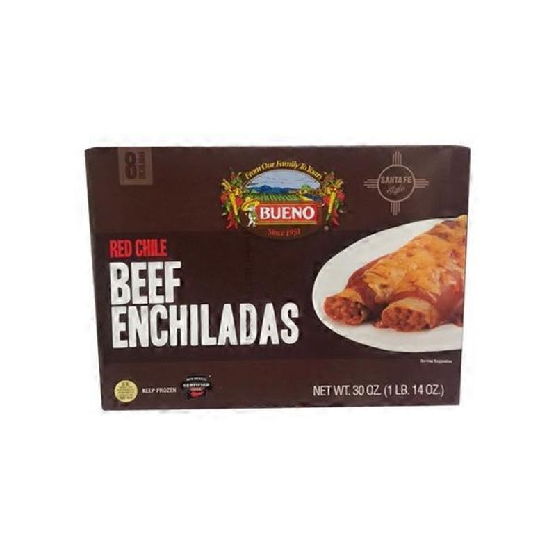 Bueno Red Chile Beef Enchiladas 30 Oz Instacart