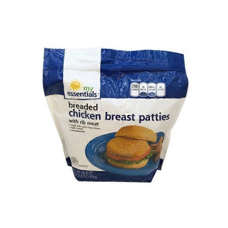 My Essentials Breaded Chicken Patties (28.8 oz) from Food Lion Instacart