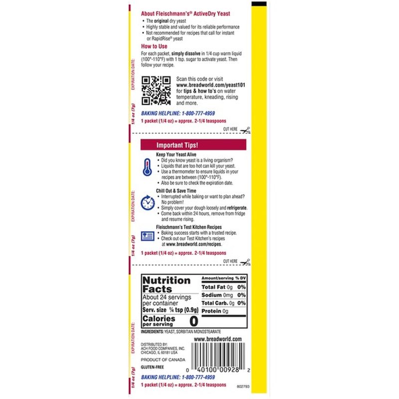 Fleischmann's ActiveDry Original Yeast