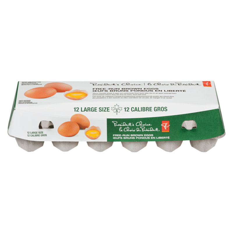 Large Free-Run Brown Eggs