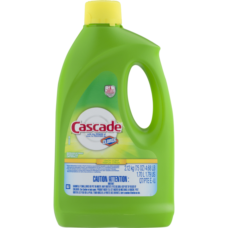 Cascade Gel + Oxi, Dishwasher Detergent (75 fl oz) from Big Y World ...