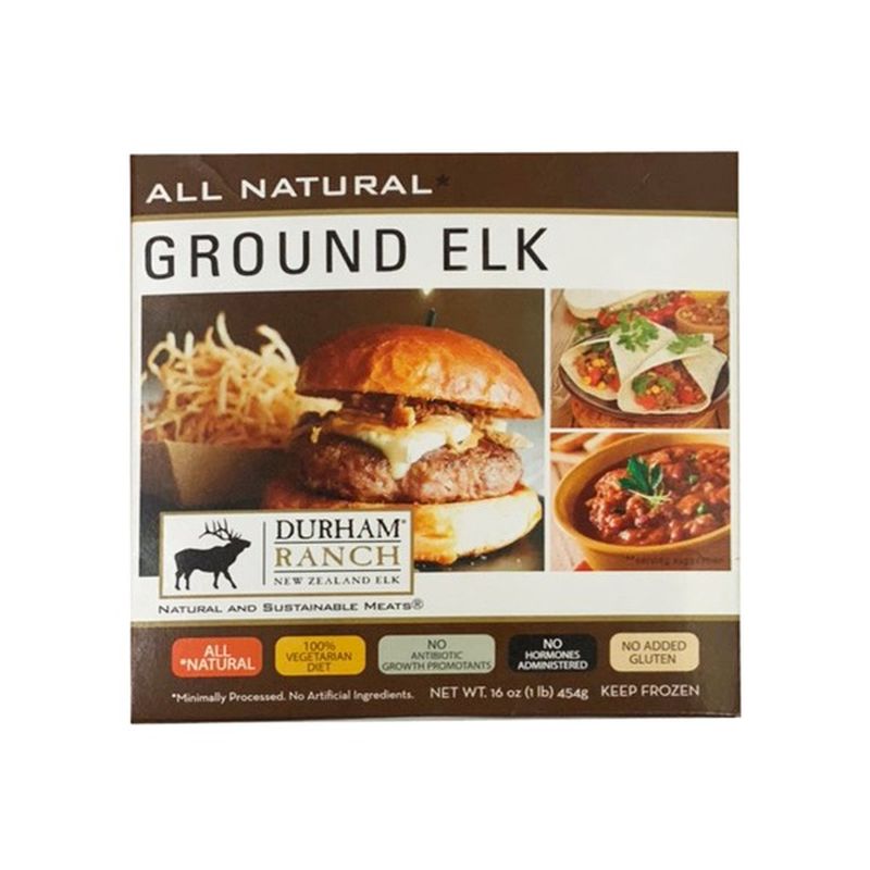 Durham Ranch Elk, All Natural, Ground (16 oz) from Pavilions - Instacart