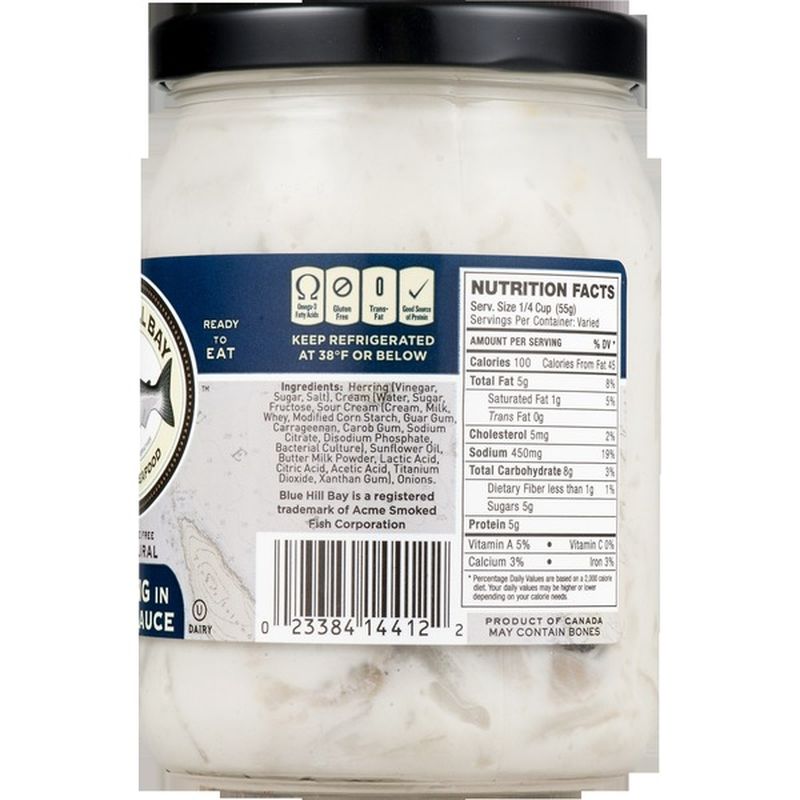 Blue Hill Bay Herring, in Cream Sauce (12 oz) Instacart
