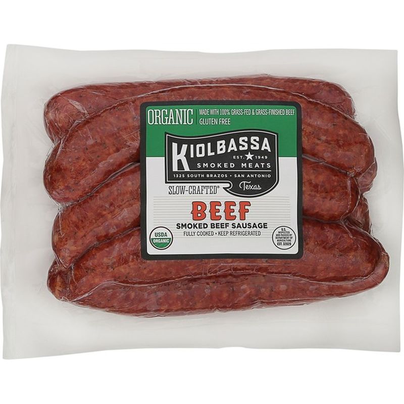 Kiolbassa Organic Grass Fed Beef Sausage (per lb) from Costco Instacart