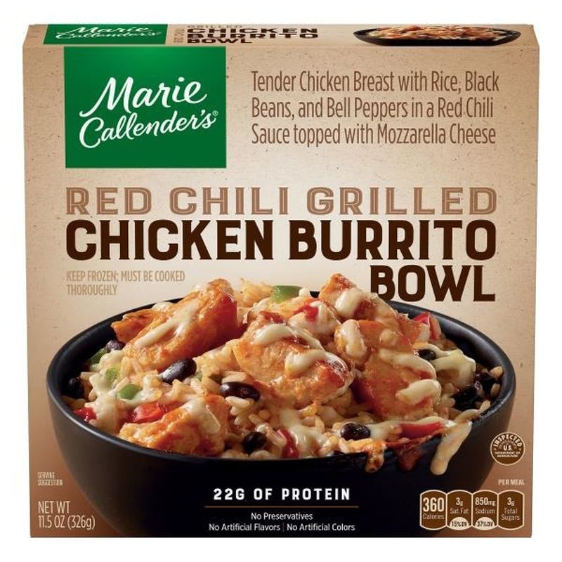 Marie Callender's Chicken Burrito Bowl (11.5 oz) from Publix - Instacart