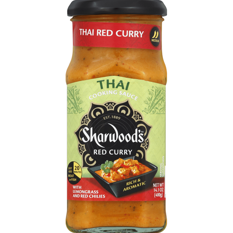 Sharwood's Cooking Sauce, Thai, Red Curry, Medium (14.1 oz) Delivery or Pickup Near Me Instacart Sharwood's Cooking Sauce, Thai, Red Curry, Medium (14.1 oz) Delivery or Pickup Near Me Instacart