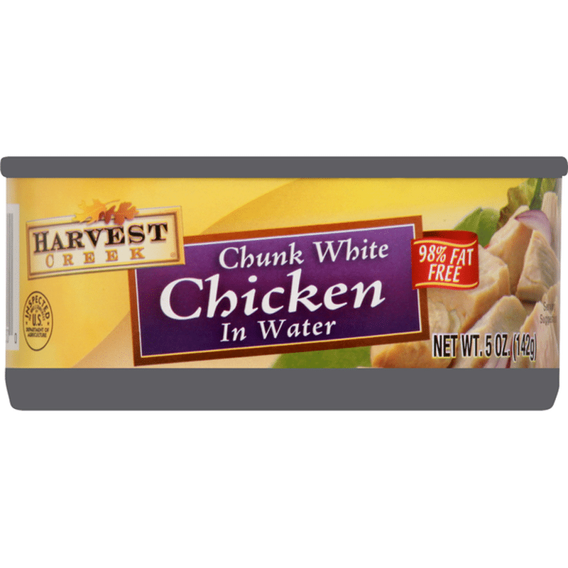 Harvest Creek Chicken, in Water, Chunk White (5 oz) Instacart