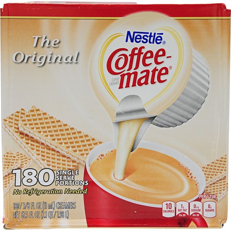 Nestlé Coffee Mate Coffee Creamer, the Original, Single Serve Portions