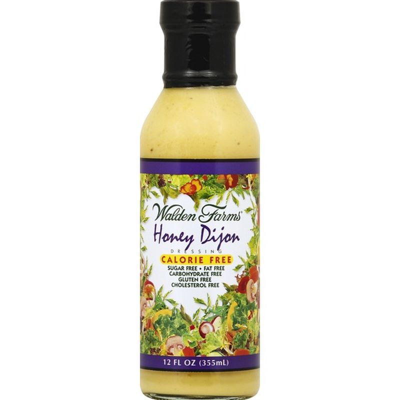 Walden Farms Dressing, Calorie Free, Honey Dijon (12 oz) Instacart