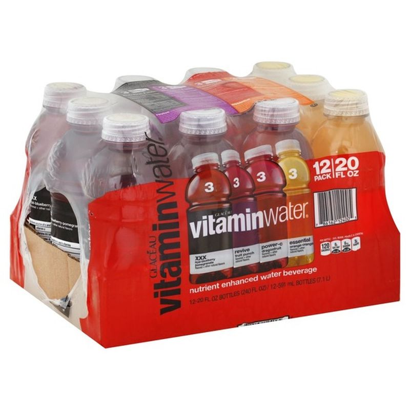 vitaminwater Variety Pack nutrient enhanced water w/ vitamins (20 fl oz