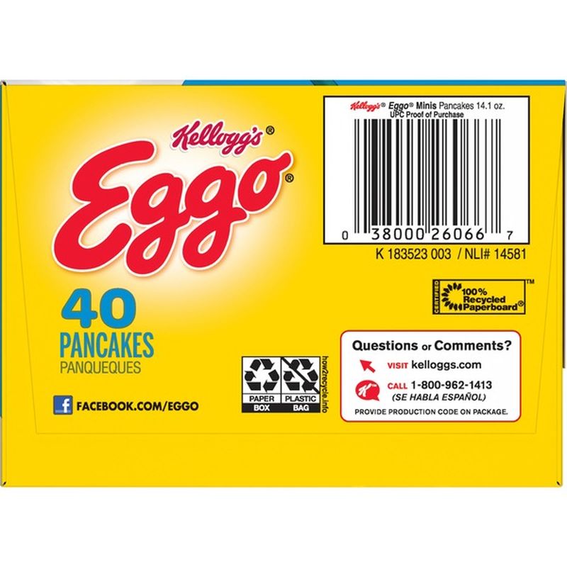 Kellogg's Eggo Frozen Pancakes Original (14.1 oz) Instacart