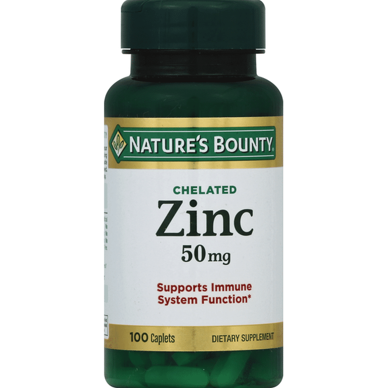 Nature's Bounty Zinc (100 ct) Instacart