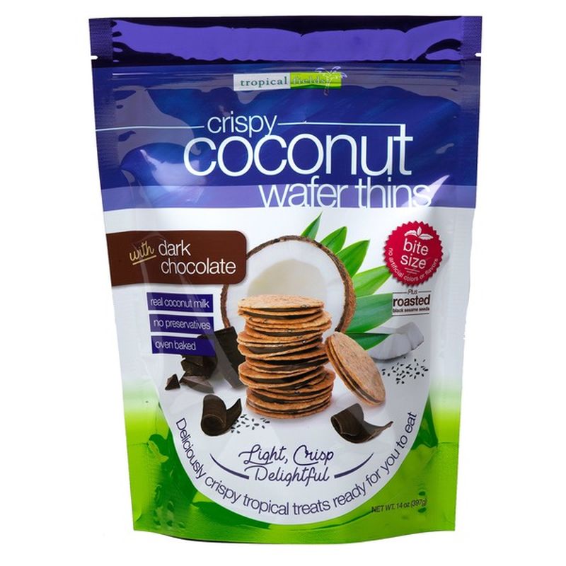 Tropical Fields Chocolate Coconut Wafer Thins