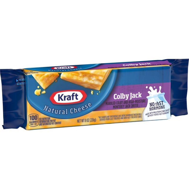 Kraft Colby Jack Cheese Block (8 oz) from Kroger Instacart