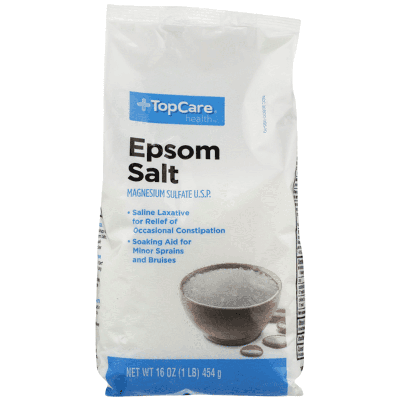 Top Care Epsom Salt Magnesium Sulfate Usp Saline Laxative (16 oz ...