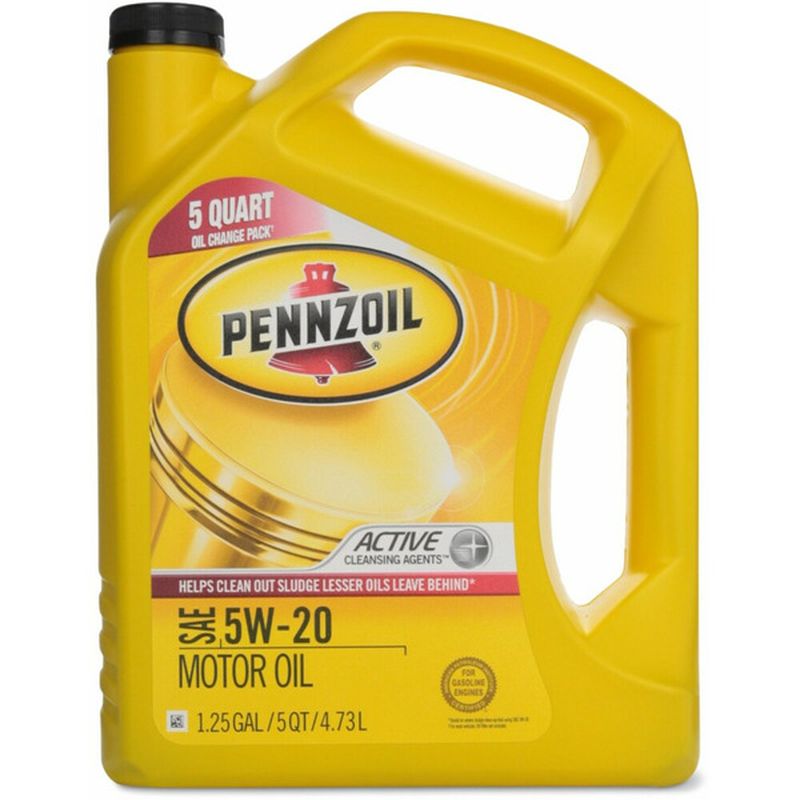 Pennzoil 5W 20 SAE Motor Oil