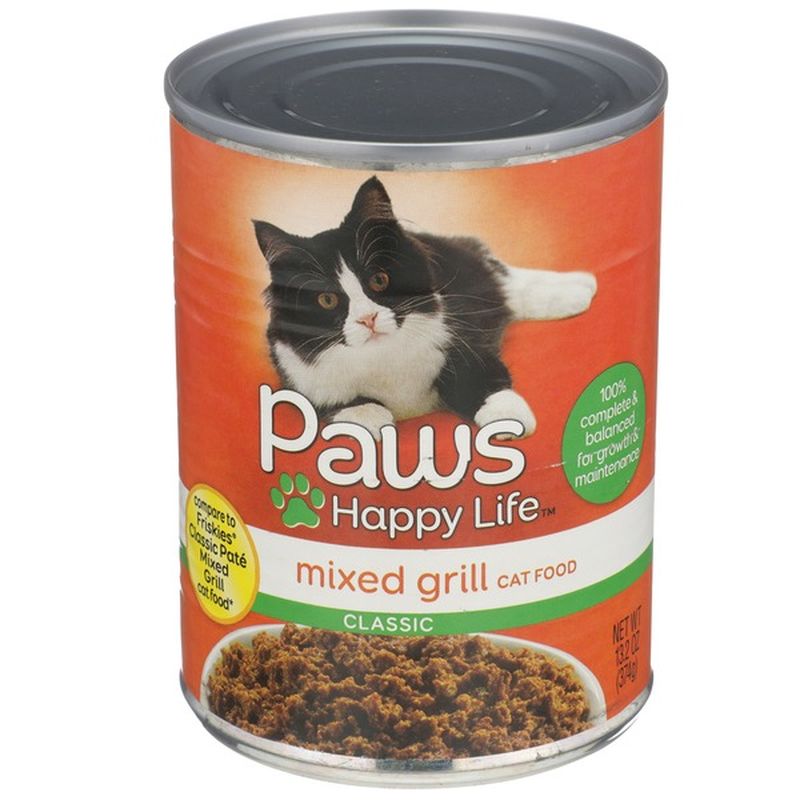 Paws Happy Life Mixed Grill Classic Cat Food (13.2 oz) from Brookshire