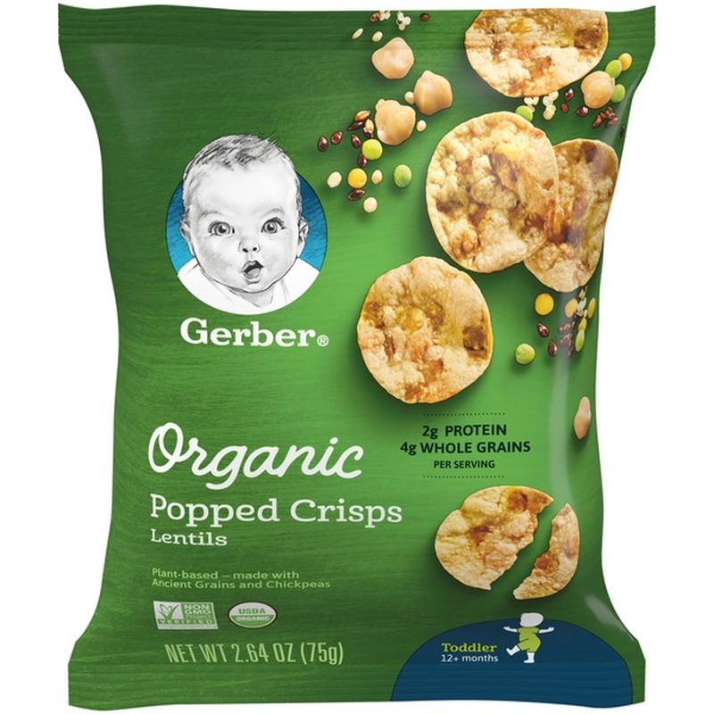gerber organic veggie crisps