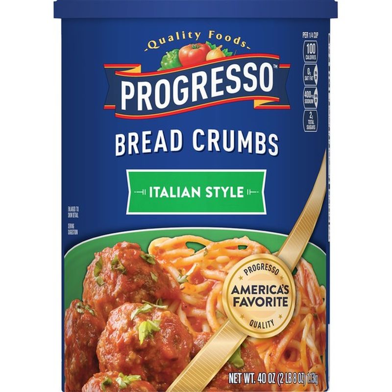 Progresso Bread Crumbs, Italian Style (40 oz) Instacart