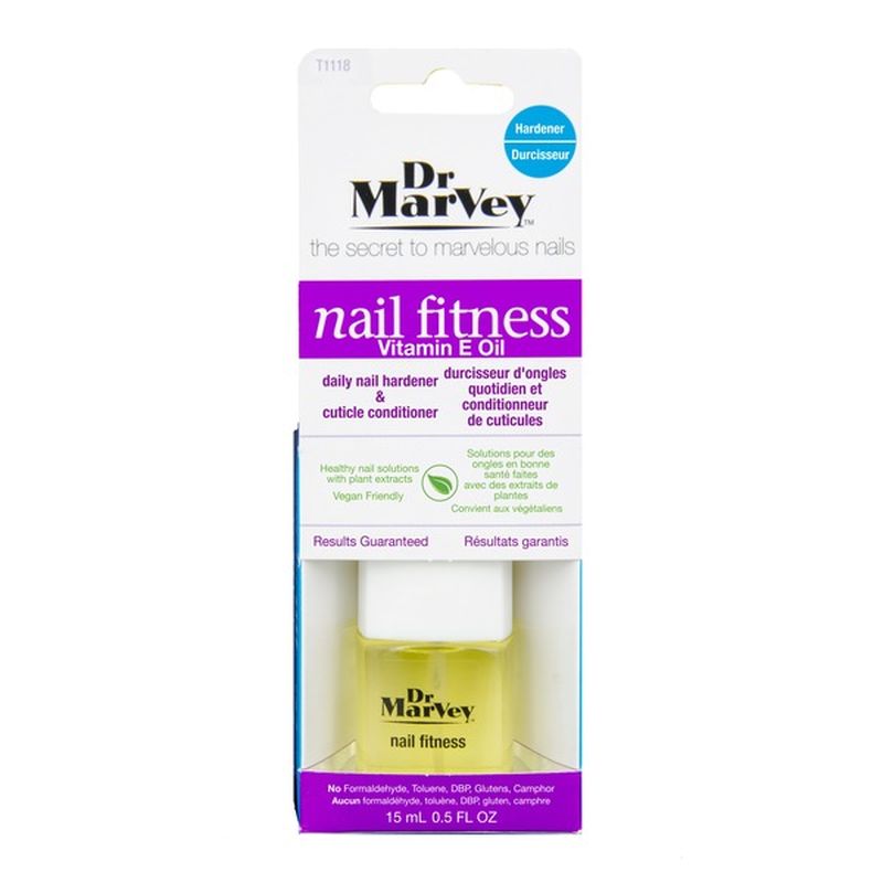 Dr Marvey Nail Fitness, Daily Nail Hardener & Cuticle Conditioner