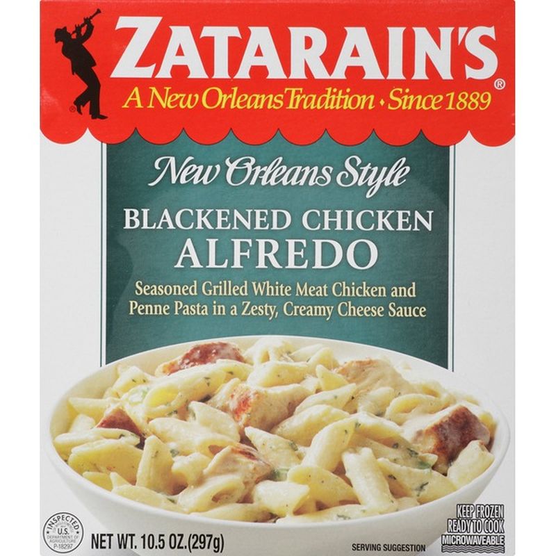 Zatarain's® Frozen Blackened Chicken Alfredo (10.5 oz) from Harris ...