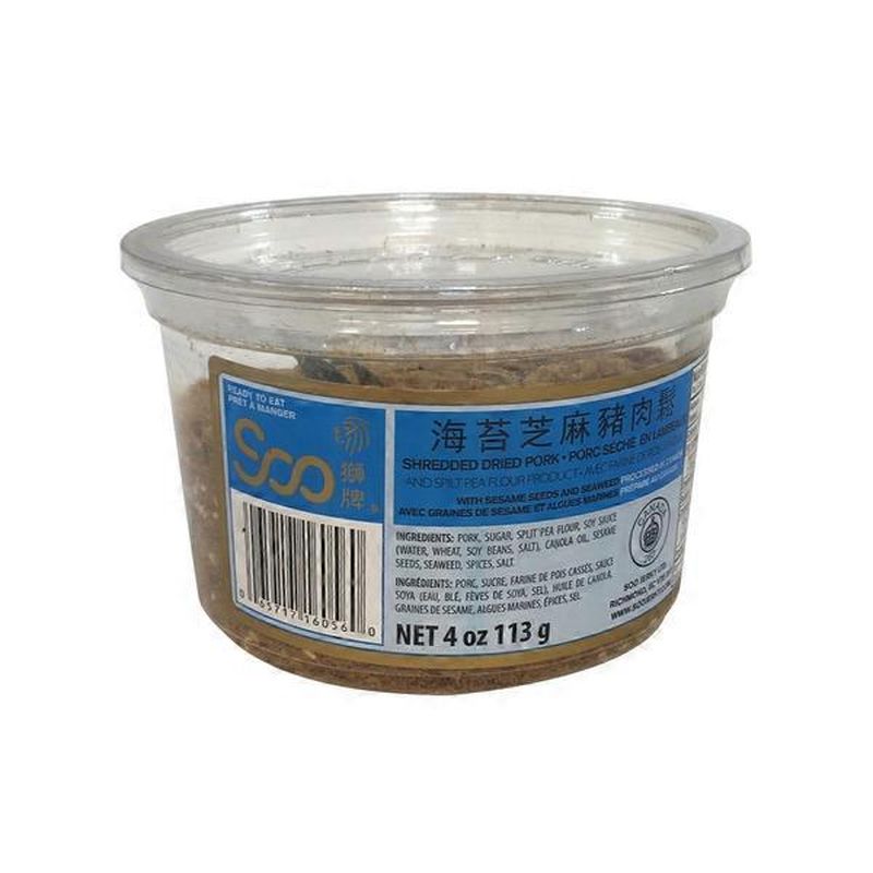 Soo Jerky Sesame Seaweed Dried Pork