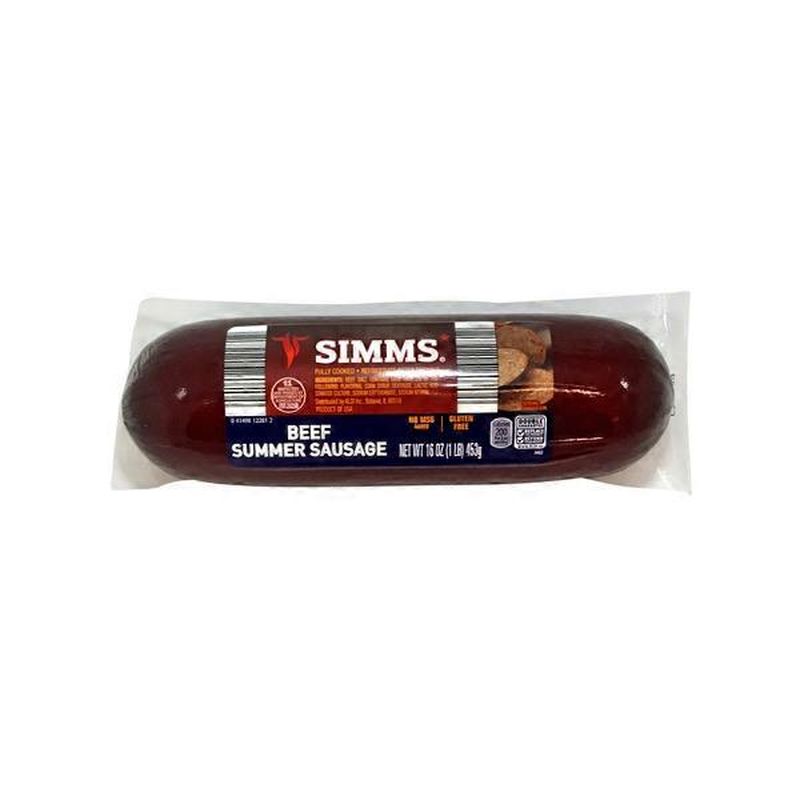 Simms Beef Summer Sausage (16 oz) Instacart