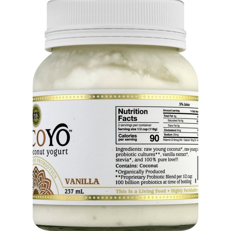 GT's Cocoyo Yogurt, Living Coconut, Vanilla (8 oz) Instacart