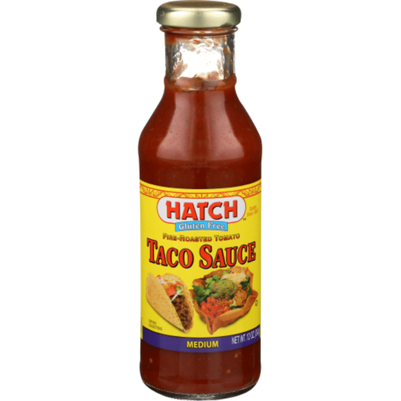 Hatch Taco Sauce, Fire-Roasted Tomato, Medium (12 oz) - Instacart