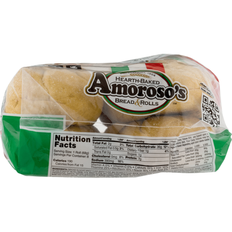 Amoroso's Kaiser Rolls (8 ct) from Wegmans - Instacart