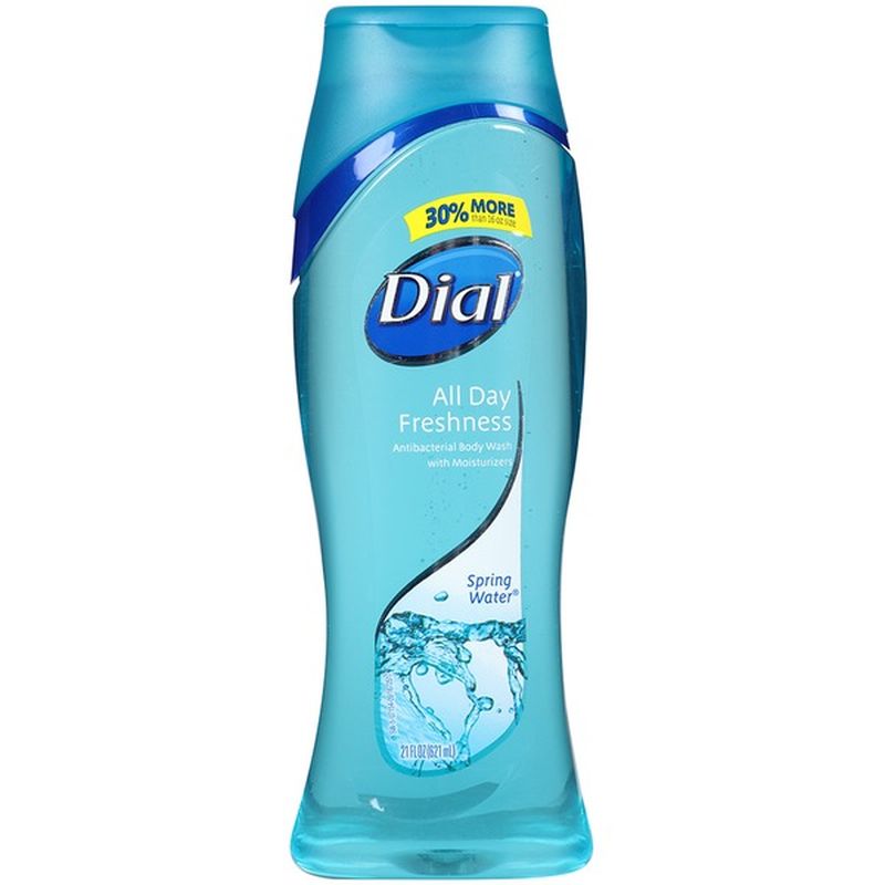 Dial All Day Freshness Spring Water Antibacterial Body Wash (21 fl oz