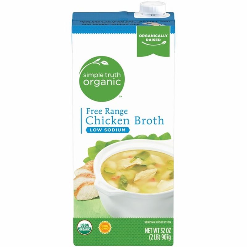 Simple Truth Organic Chicken Low Sodium Broth (32 oz) from Kroger ...