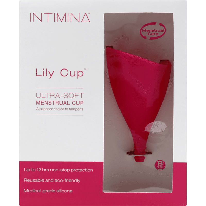 Intimina Menstrual Cup, Ultra-Soft, Size B (1 each) - Instacart