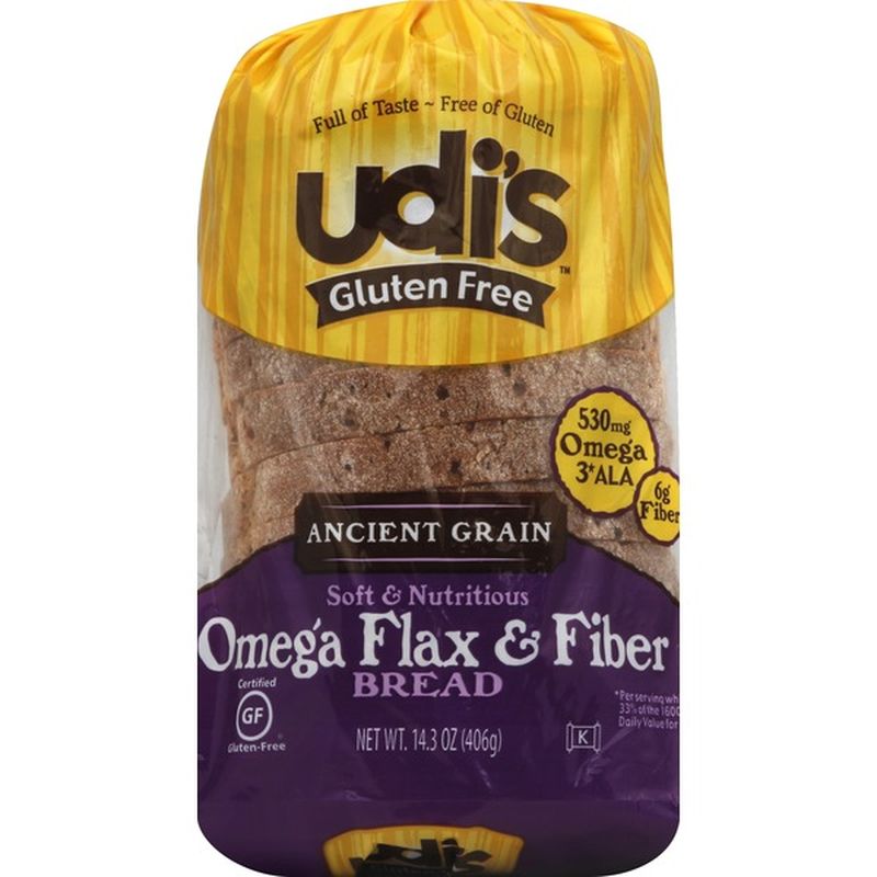 Udis Bread, Omega Flax & Fiber, Ancient Grain (14.3 oz) from Publix