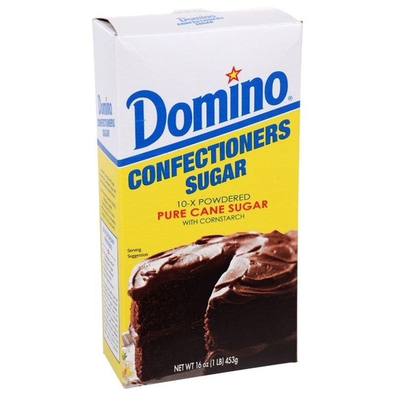 Domino Confectioners 10X Powdered Pure Cane Sugar with Cornstarch (16