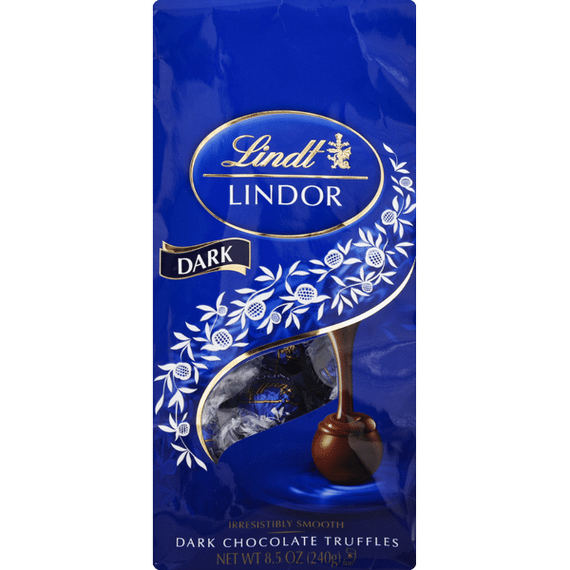 Lindt LINDOR Dark Chocolate Truffles (8.5 oz) - Instacart