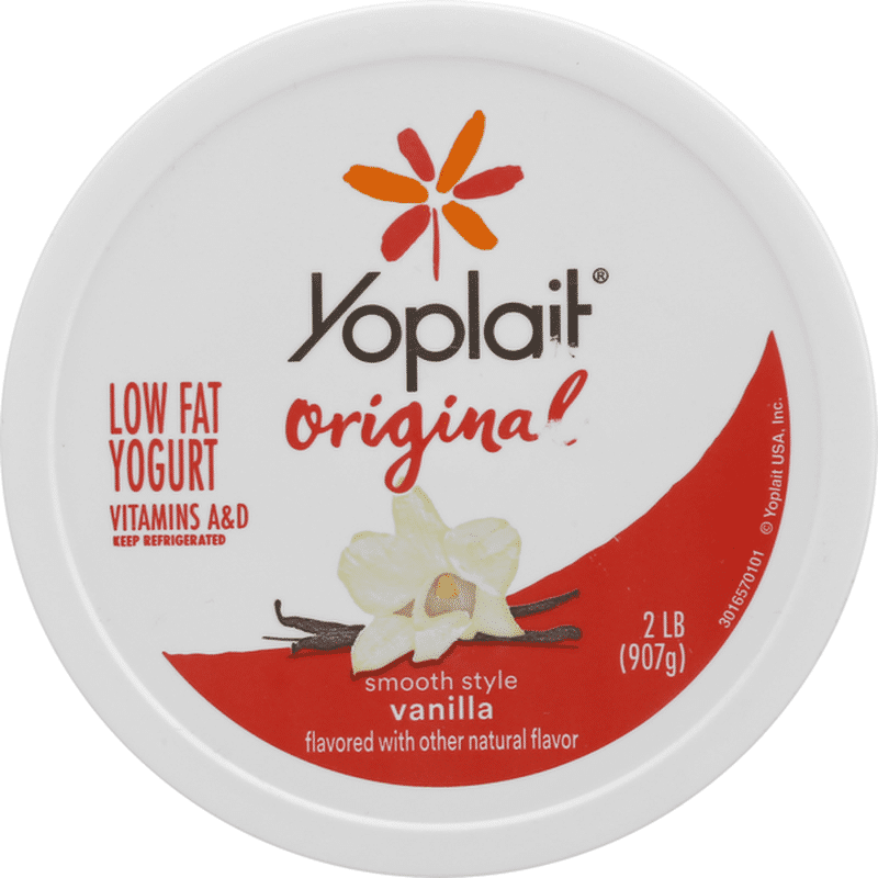 Yoplait Yogurt Low Fat Smooth Style Vanilla Original 2 Lb Instacart