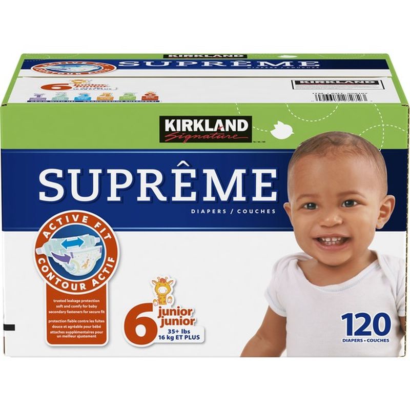 Kirkland Signature Diapers, Size 6, 120 ct (120 ct) from Costco Instacart
