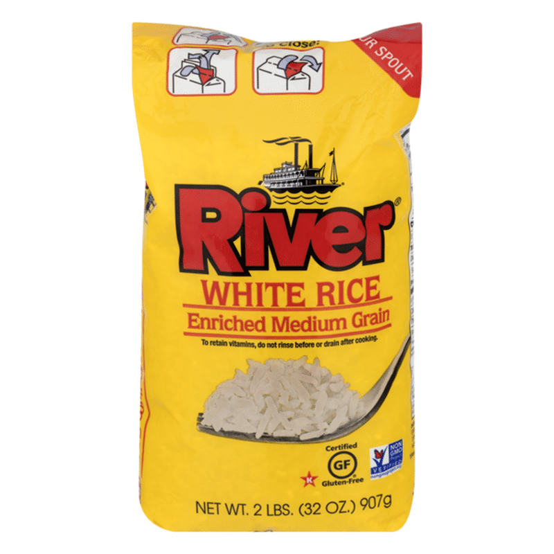 River White Enriched Medium Grain Rice (32 oz) Instacart