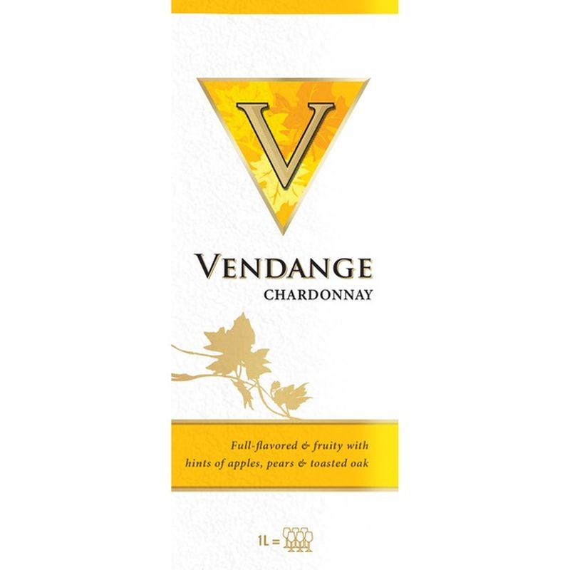 Vendange Chardonnay White Wine Go Pack (1 L) from Walmart Instacart