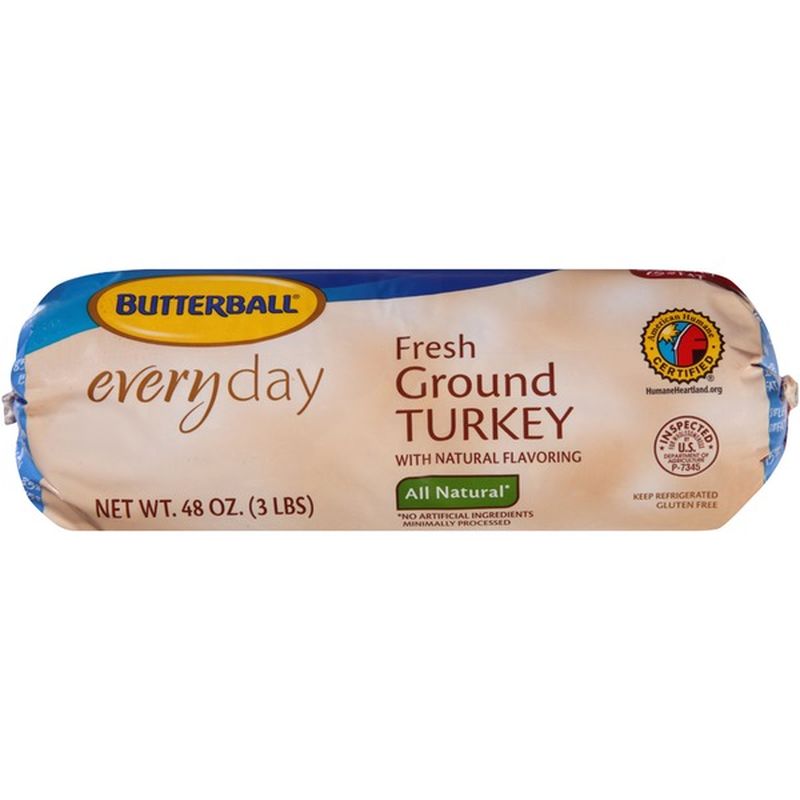 Butterball Everyday Fresh All Natural Ground Turkey (48 oz) Instacart