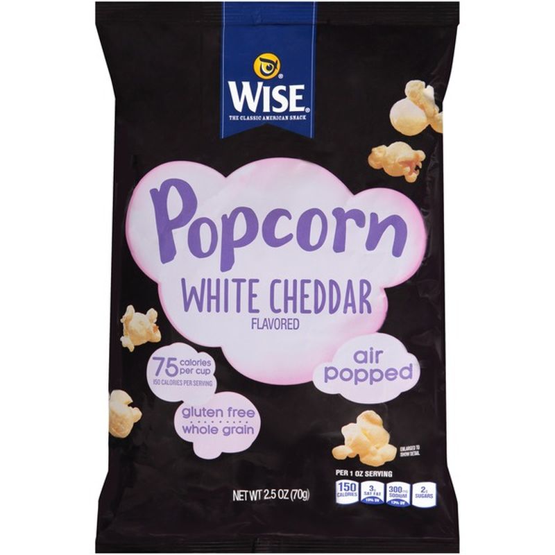 Wise Air Popped White Cheddar Popcorn (2.5 oz) - Instacart