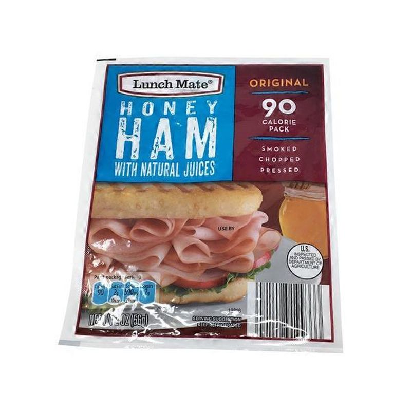 Lunch Mate Thinly Sliced Honey Ham (2 oz) - Instacart