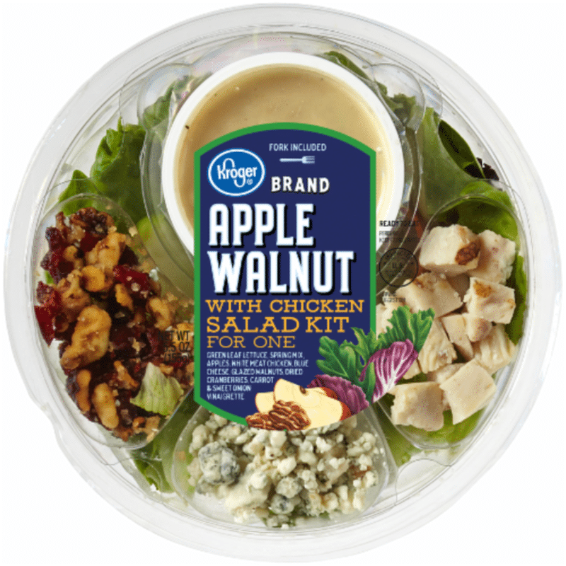 Kroger Apple Walnut With Chicken Salad Kit for One (5.5 oz) Instacart