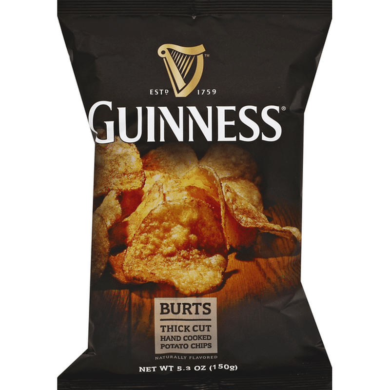 Guinness Potato Chips, Hand Cooked, Thick Cut (5.3 oz) Instacart