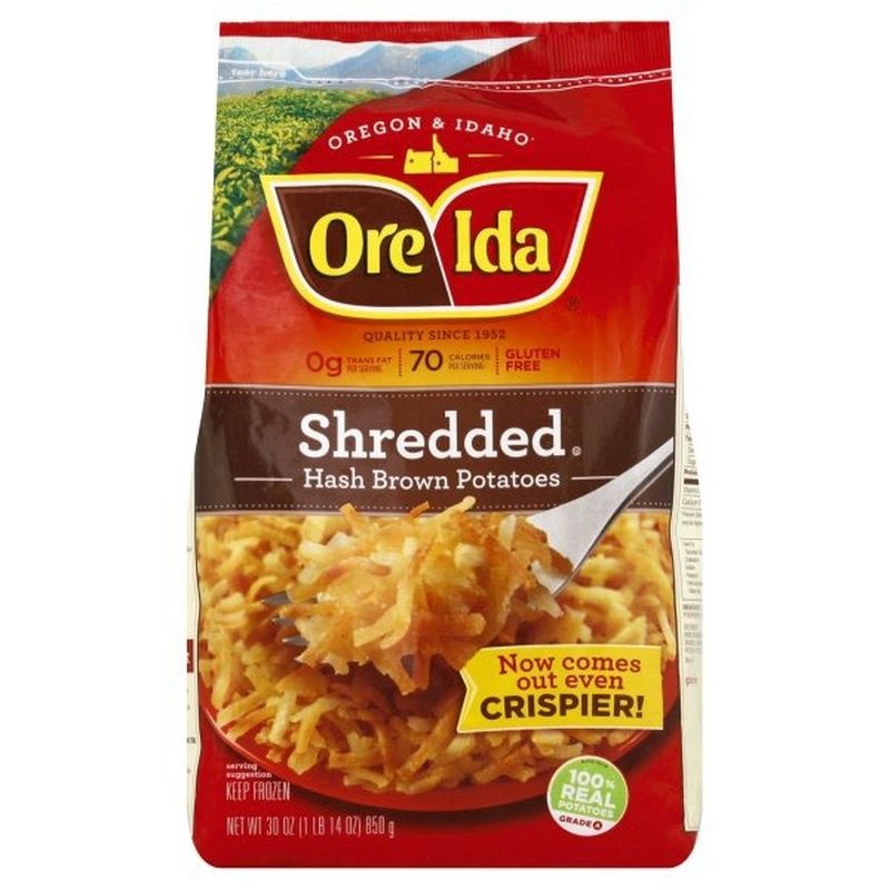 Ore-Ida Shredded Hash Brown Potatoes (30 oz) from FoodMaxx - Instacart