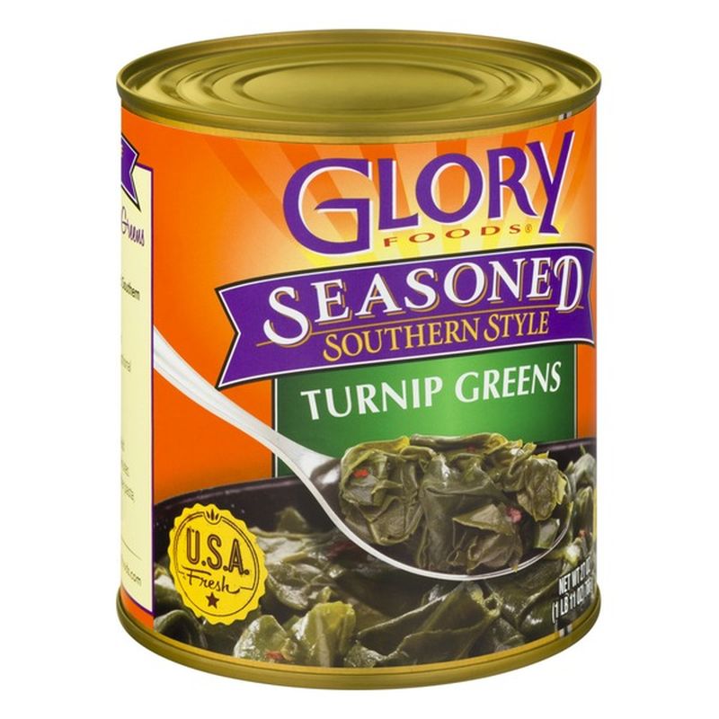 Glory Foods Seasoned Southern Style Turnip Greens (27 oz) from Giant
