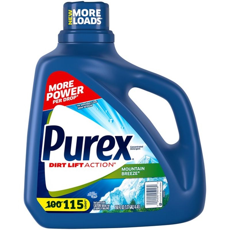 Purex Mountain Breeze Concentrated Laundry Detergent (150 oz) Delivery